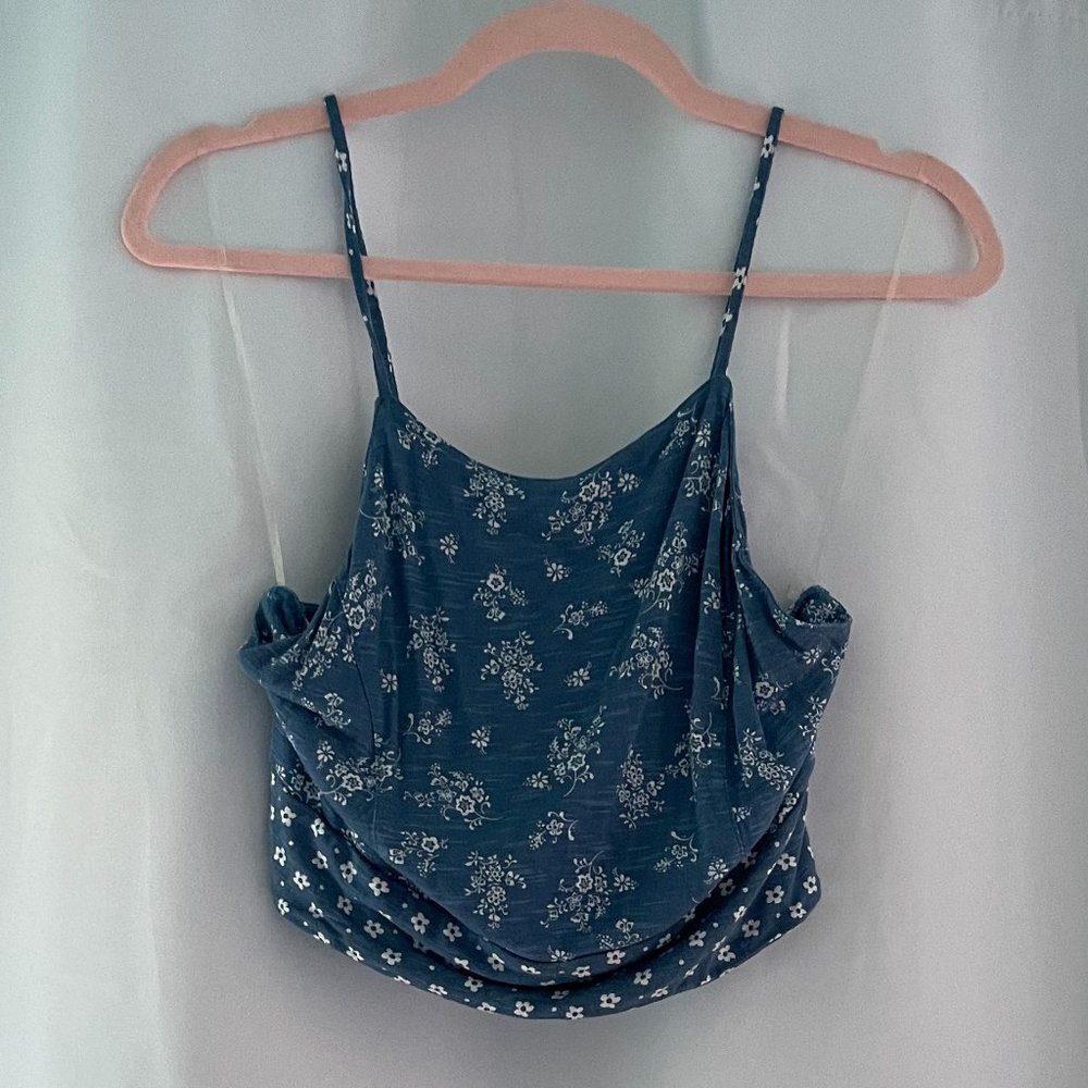 Medium Blue Halter Top